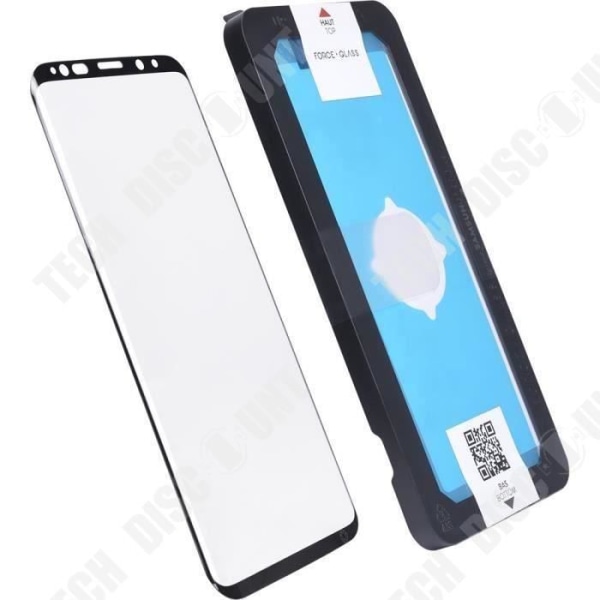 TD® Beskyttelsesskærm Galaxy S9+ Forstærket Modstandsdygtig Anti-fingeraftryk Højfølsom Berøring Original Buet G S9+ Sort