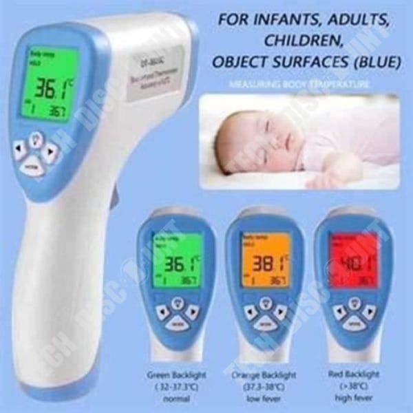 Infraröd termometer kontaktfri digital infraröd panntermometer för baby, vuxen, barn COSwk34206