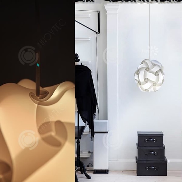 INN® Riippuvalaisin Varjostin Ø 30 cm Helppo koota DIY Varjostin