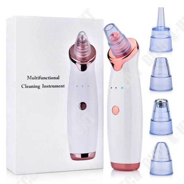 TD® MANUEL MASSAGEAPPARAT, Elektrisk extractor sugepumpe til sorte hoved - Type HVID