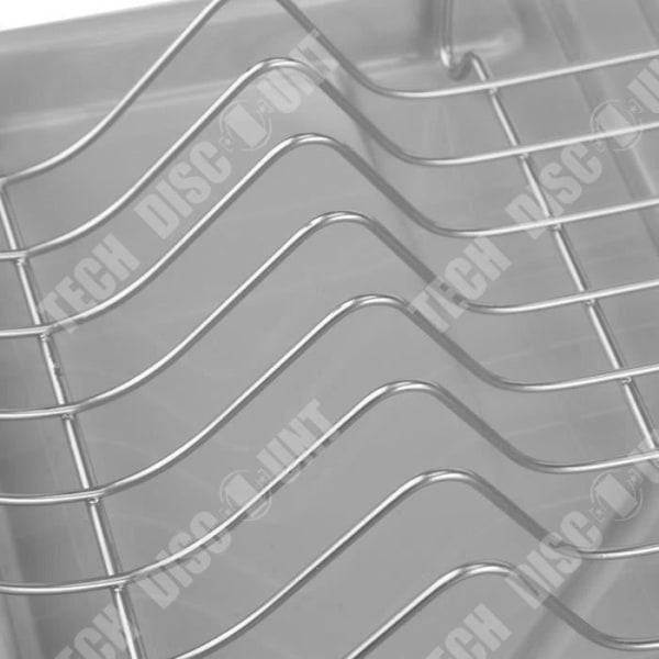 TD® diskavlopp – diskbricka i plast – torkställ med droppbricka/kökstillbehör