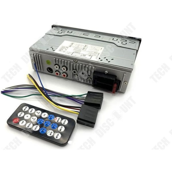 TD® Stereo Bluetooth -autosoitin, 12 V Bluetooth MP3 FM-radio, muistikortti, AUX, U-levyn universaali autoäänentoisto