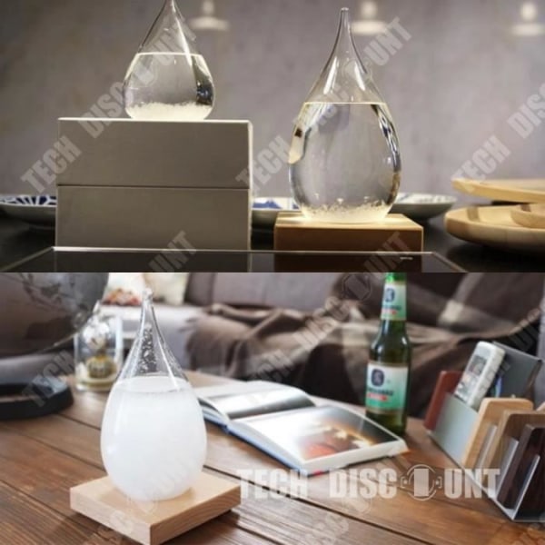 TD® Dekoration glas ängel kreativ gåva stor transparent flaska vardagsrum hem utomhus inomhus vas vingar flytande kristall