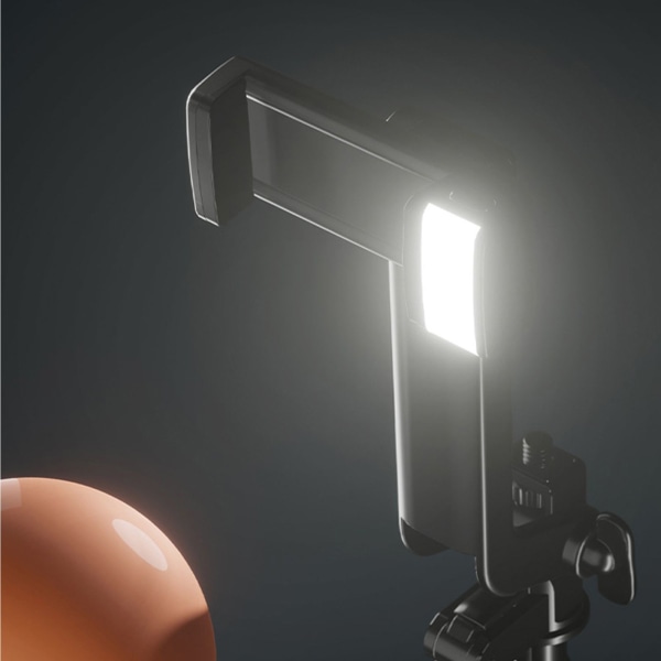Selfie-tikku - Yhteensopiva - 360° stabilisaattori - ABS-muovia - Integroitu LED-valo