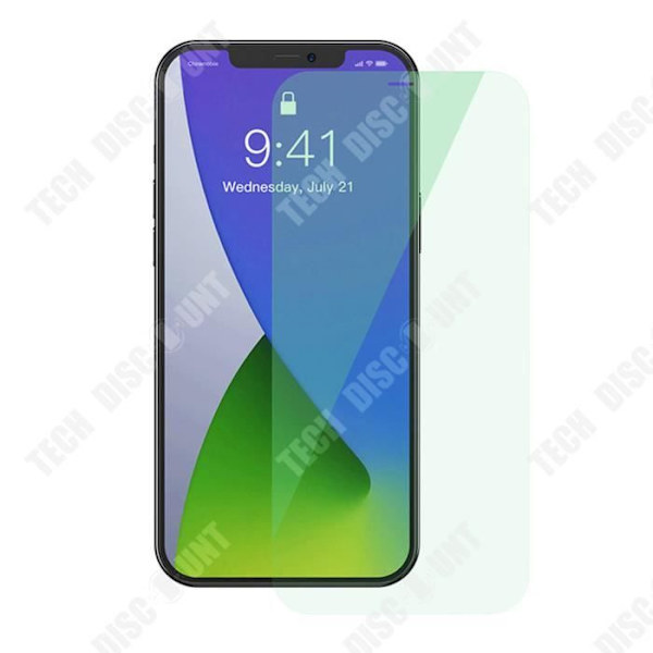 TD® Beskyttelsesfilm til øjnene i hærdet glas, beskyttelsesfilm mod stråling fra grønt lys til iPhone