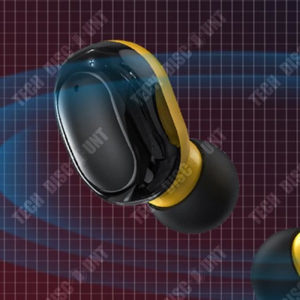 TD® Trådlösa Bluetooth-hörlurar Bluetooth 5.0 Smart digital display Brusreducering Mycket lång batteritid