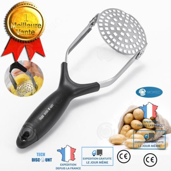 INN® masher manuell rostfritt stål professionell potatisstöt tillbehör kök grönsaksstöt plasthandtag