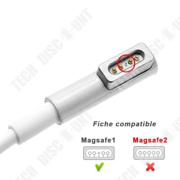 Computer charger - TD® - 60W - USB-C - Overcurrent and overheating protection