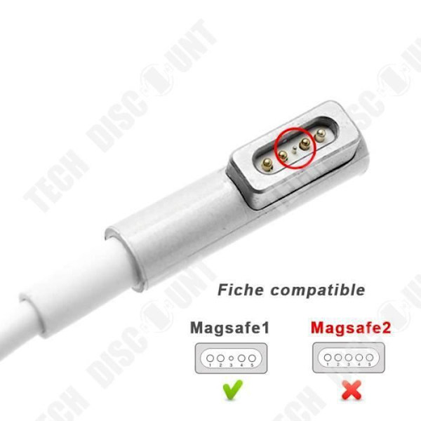 Datorladdare - TD® - 60W - USB-C - Skydd mot strömöverbelastning och överhettning