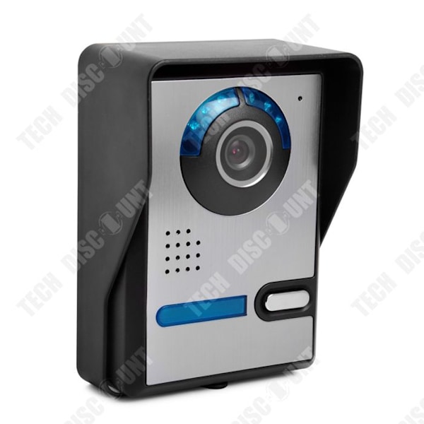 TD® Sonnette 7 tommer graffiti WIFI visuel HD 1080P bevægelsessensor besked sprog intercom visuel