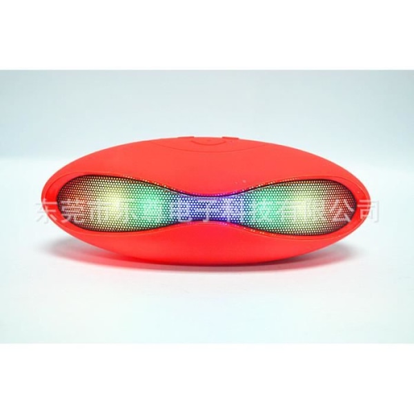 Bärbara högtalare - HIGH-TECH &amp; WELLBEING - Bluetooth - Röd - Uppladdningsbart batteri - 14,5 cm x 4,5 cm