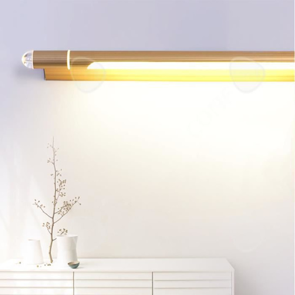 CONFO® Lampe spejl LED vandtæt og anti-dug moderne minimalistisk badeværelse sminkebord lampe spejl