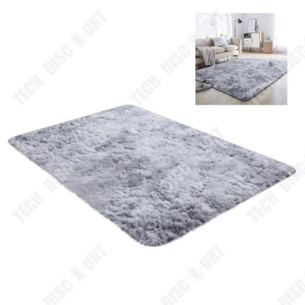 TD® mjuk tvättbar vardagsrumsmatta ljusgrå antracit lurvig sovrum mjuk resistent mot fläckar vardagsrumsinredning 60 * 120