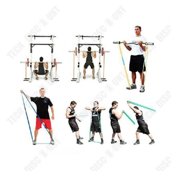 TD® Sport yoga modstandstræning bælte træk bælte latex naturlig yoga modstand bælte fitness trækker
