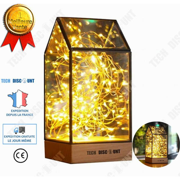 TD® Fire tree pengar blom bordslampa Nordisk geometri blomma sovrum liten heminredning hantverk present bordslampa