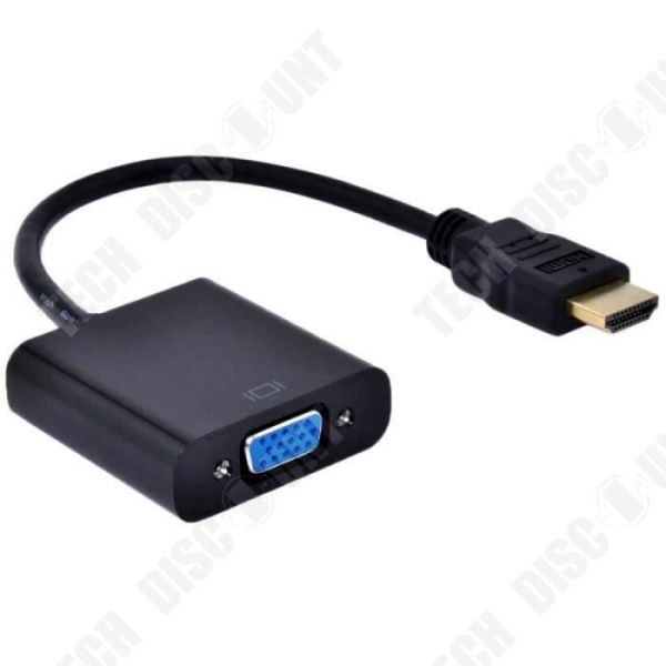 TD® 1080P HDMI till VGA Adapter Kabel Converter Adapter Kabel / Bred kompatibilitet / Bra kvalitet multimediaprojektion