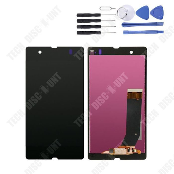 TD® Passer til Sony Z mobiltelefon sort LCD skærm samlede berøringsskærm C6603 C6606 skærm