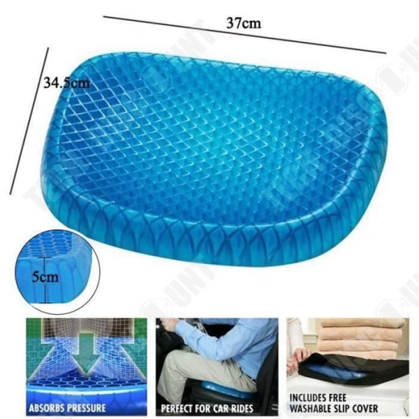 TD® Multifunktionell Ägg Andas Icy Kudde Pall Kudde Cool Cushion Four Seasons Universal Sommarstolsdyna Bil