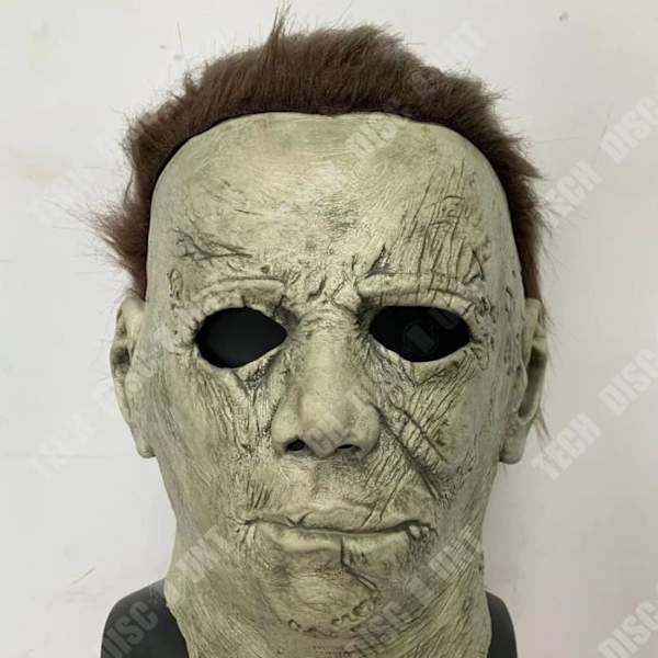 TD® Major Halloween-huvudbonader McMeer Latex Mask Moonlight Panic med samma Halloween Live Action Cosplay