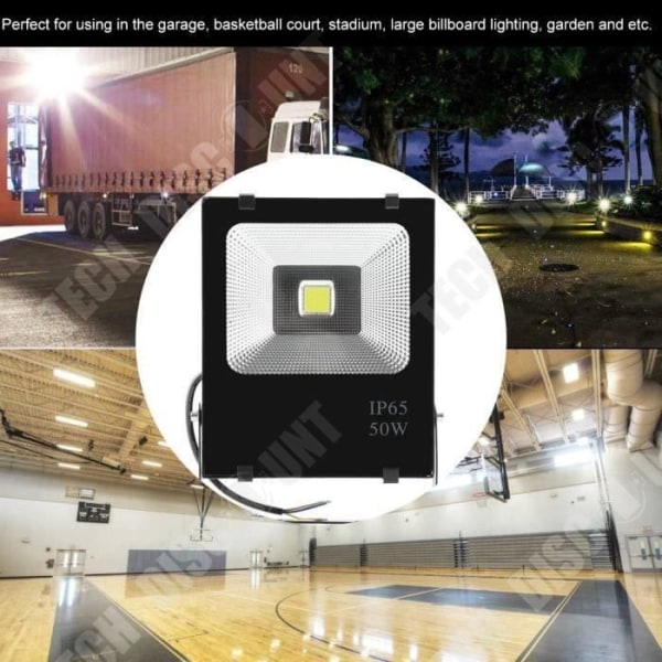 TD® LED Projektorlampe 50 W Udendørs LED Spot/ Flomlys til Have, Gård, terrasse, Plads/ Meget lysende Belysning