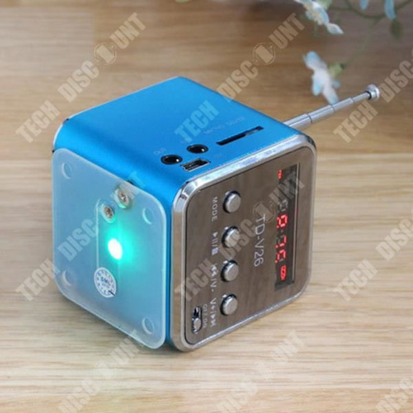TD® Kannettava radio, jossa ei ole Bluetooth äänentoistoa ja mini Bluetooth-kortti, pienikokoinen kaiutin MP3-soitin.