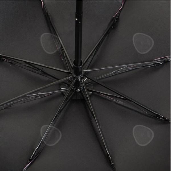 CONFO® Lotusbladet, når det møder vand, sort plastik parasol med UV-beskyttelse, parasol, paraply