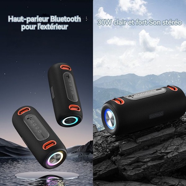 TD® Ny högeffekts bluetooth-högtalare dubbla högkvalitativa högkvalitativa högtalare utomhus square dance stort ljud nej