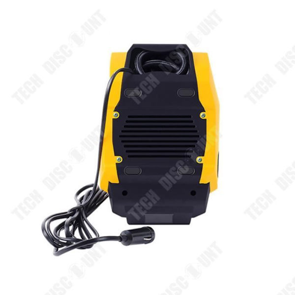 TD® Car Air Pump 12 elektrisk bärbar luftpump med belyst däcktryck förinställd luftpump