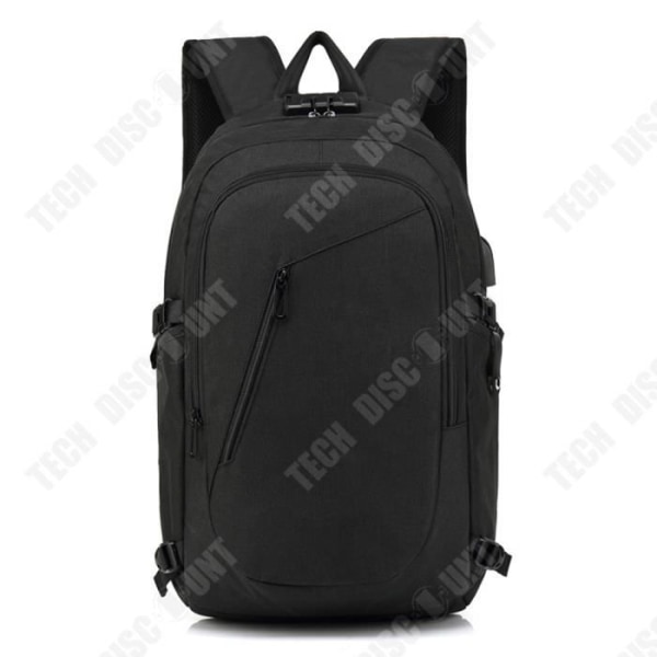 TD® Ny ryggsäck för män stöldskyddsväska kombinationslåsryggsäck 15 tums USB-affärsdatorväska
