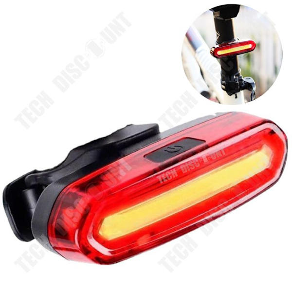 TD® Takavalot, varoitusvalo, ladattava USB, pyörävarusteet, ladattava LED, pyörän yövalo