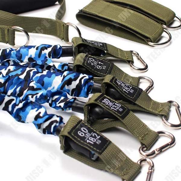 TD® Latex Anti-Break Multifunktionell Yoga Puller Latex Sleeve Pull Rope Elastiskt rep Styrketräning