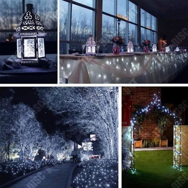 TD® 100 Heads LED Solar String Lights Koppartråd Lights Festival Dekoration Utomhus Yard Trädgård String Lights