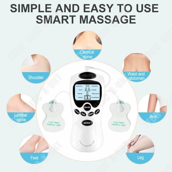 TD® Digital fysioterapiinstrument 15 intensitetsniveauer Multihastighedstilstand Let at bruge Timerfunktion