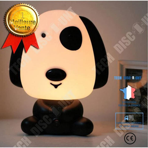 TD® USB-hundlampa för barn Sängbordslampa Nattlampa Babysovrumsinredning för barn Söt hundlampa