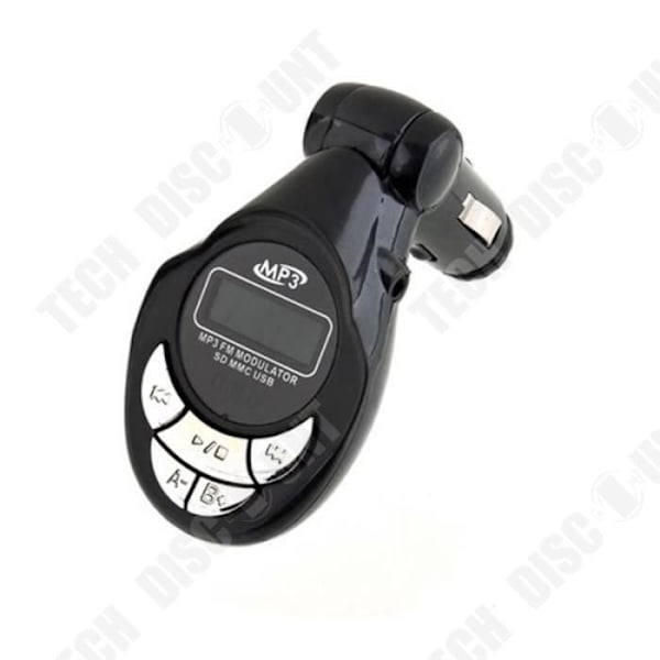 TD® FM Transmitter til Bil - Trådløs MP3 FM Transmitter USB SD CD MMC Modulator med Fjernbetjening