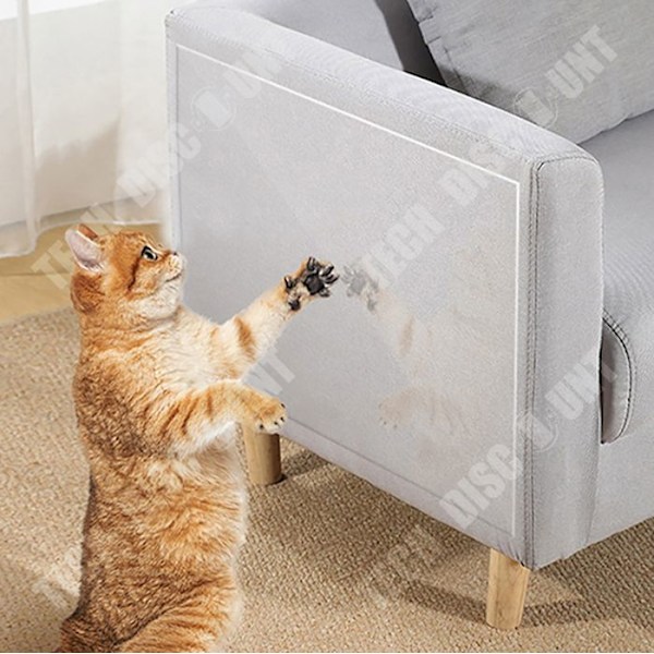 TD Lädersoffa Skyddsklistermärke 30x45cm Strålande halvstatisk absorption Anti-Scratch Cat-dekal