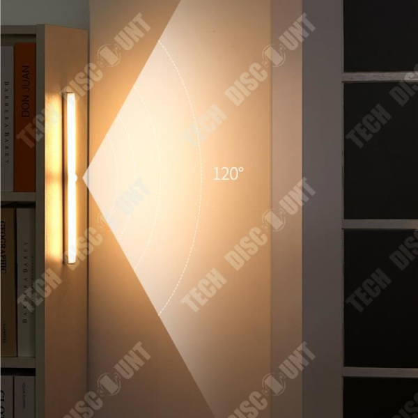 TD® Magnetic Light Bar 21CM Set med 2 Trådlös Magnetic Suction 1 Knapp Dimmer Vägglampa