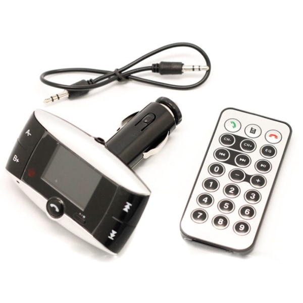 TD® FM-sändare Handsfree Bilspelare MP3-modulator FM-sändare Bluetooth USB-version med skärmfjärrkontroll l