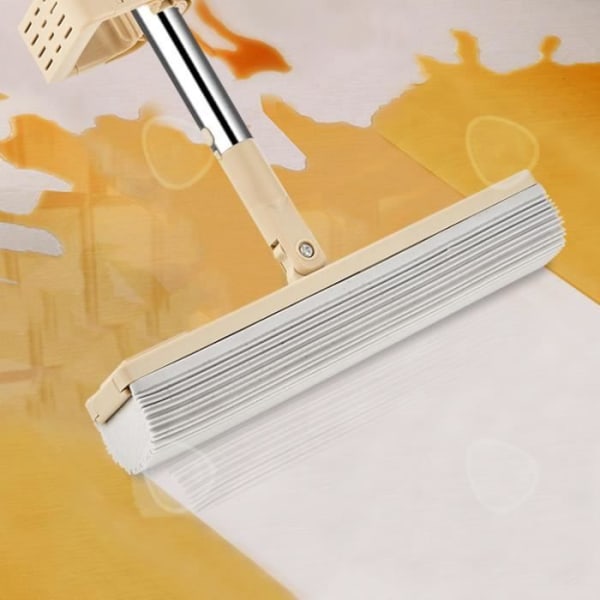 CONFO® Mopp, gummibomull, roterande, dammskjutare, handtvätt, svamp, lazy, multifunktion, 3 rotationer