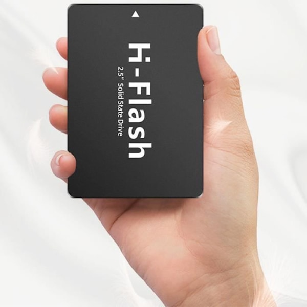 Högpresterande intern solid state-enhet lämplig för stationära bärbara datorer 2,5-tums SATA3-gränssnitt svart 120G kapacitet