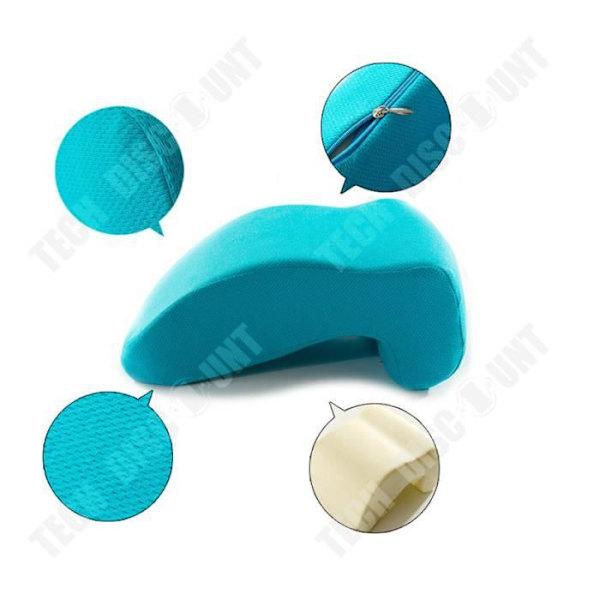TD® Kontorpude til Naps Pude til Naps Memory Foam Pude Pude til Lægge og Sove Studiepude