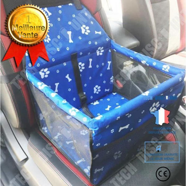Kannettava auton turvaistuin laukku kissa koira Suojalaukku auto turvavyö matkustus vedenpitävä hengittävä blå