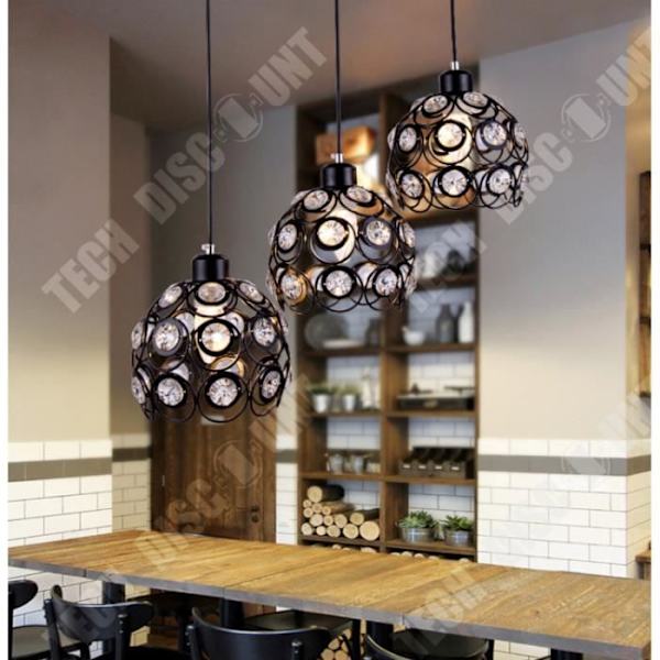 TD® Simple Creative Handgjord LED-lampa i kristall från Black Bar