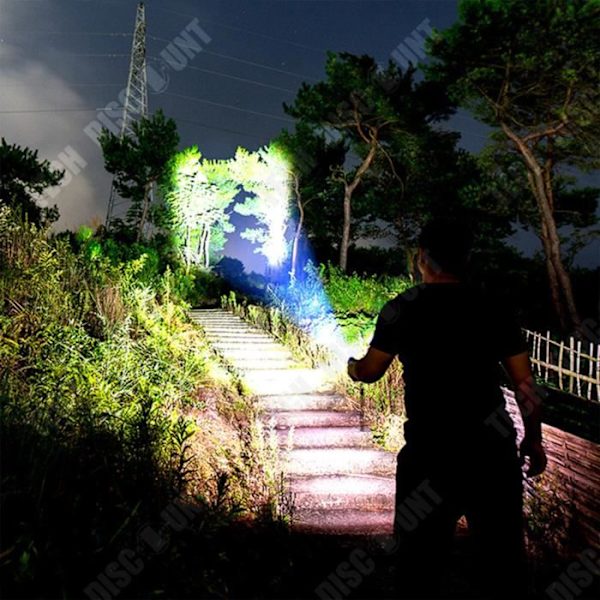 TD® Ulkona käyttöön tarkoitettu LED-valo, jossa on voimakas varoitusvalo ja työvalo, magneettinen, COB-teknologia, taskulamppu.