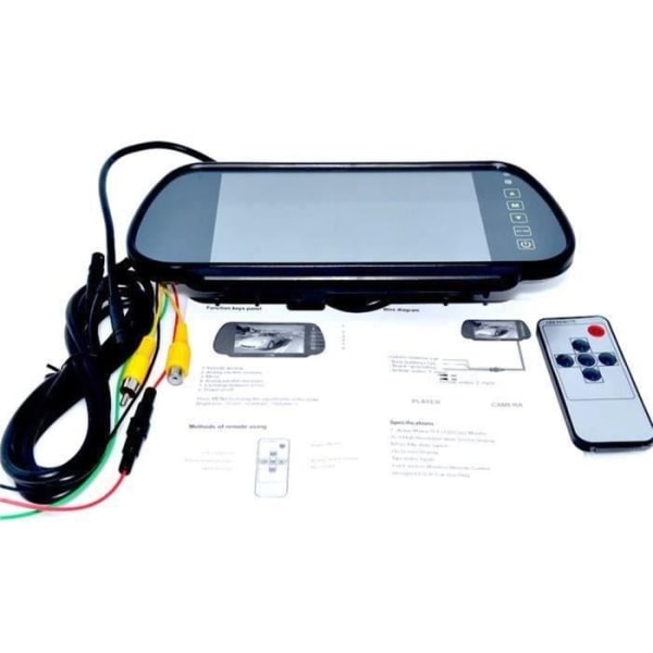 TD® Trådløs Bagkamera Kit til Bil Bus Lastbil Bagudsigts Kit 7" LCD Monitor + Infrarød Bagkamera