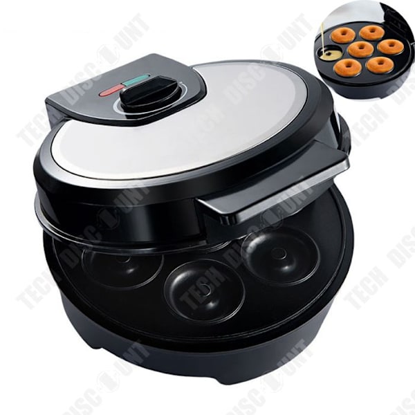 TD® Donutmaskine 7 huller vaffeljern morgenmadsmaskine sandwichmaskine 110v kagemaskine