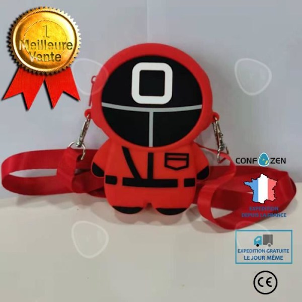 CONFO® Squid Spelleksaker Squid Game Masker Kontor Utbildningsleksaker Squid Game Samma stil Fyrkantig stil Leksaker för