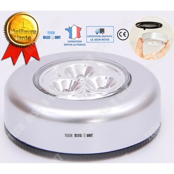 TD® nødlampe strømafbrydelse LED belysning hjemme spot pære lys mini spotlight lysende farve hvid kontor