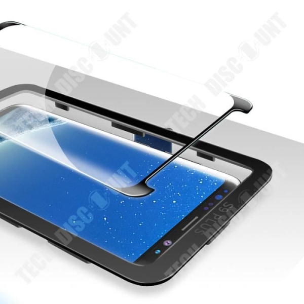 TD® Samsung S9 Plus Curved Film Tempered Film Reduced Version Tempered Curve Mobiltelefon Skyddsfilmapplikator
