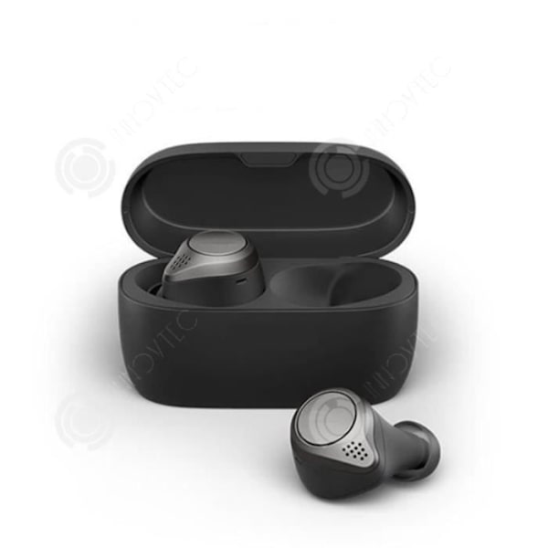 INN Trådløs Elite Bluetooth-hovedtelefon med berøringskontrol, kompatibel med in-ear, kulsort sport, vandtæt, lang batterilevetid
